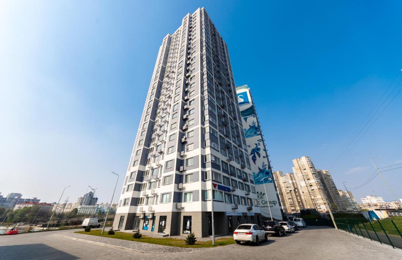 Люкс В Жк Лебединый, Харьковская, Позняки Kiev Exterior foto